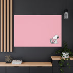 Snoopy on Laptop Canvas