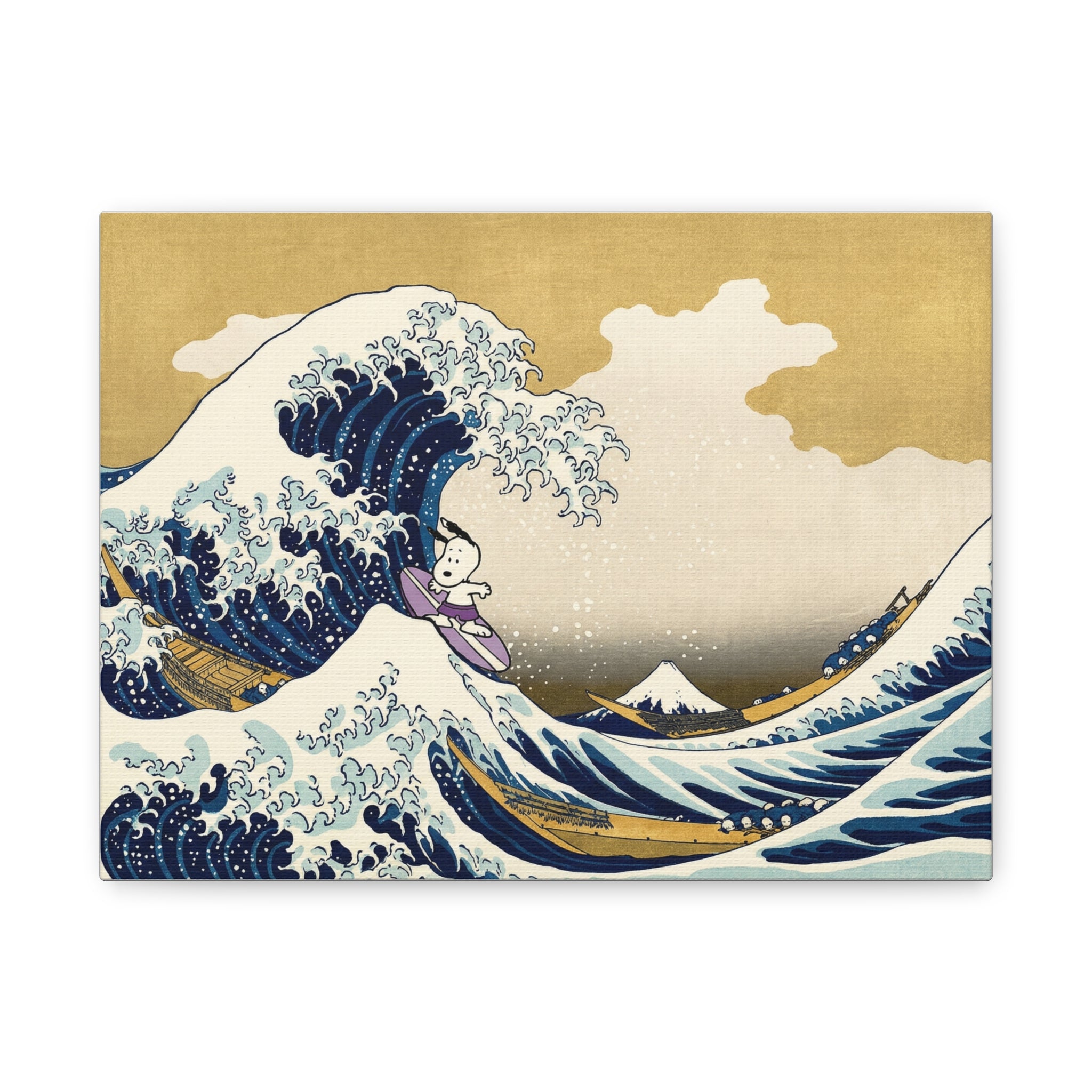 Great Wave Mashup Canvas