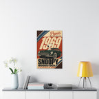 Woodstock 1969 Poster Canvas