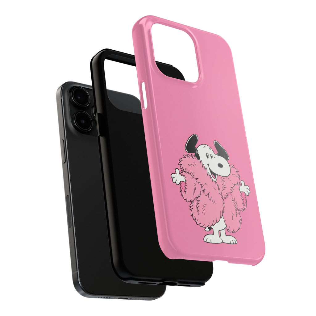Pink Fuzzy Coat Case