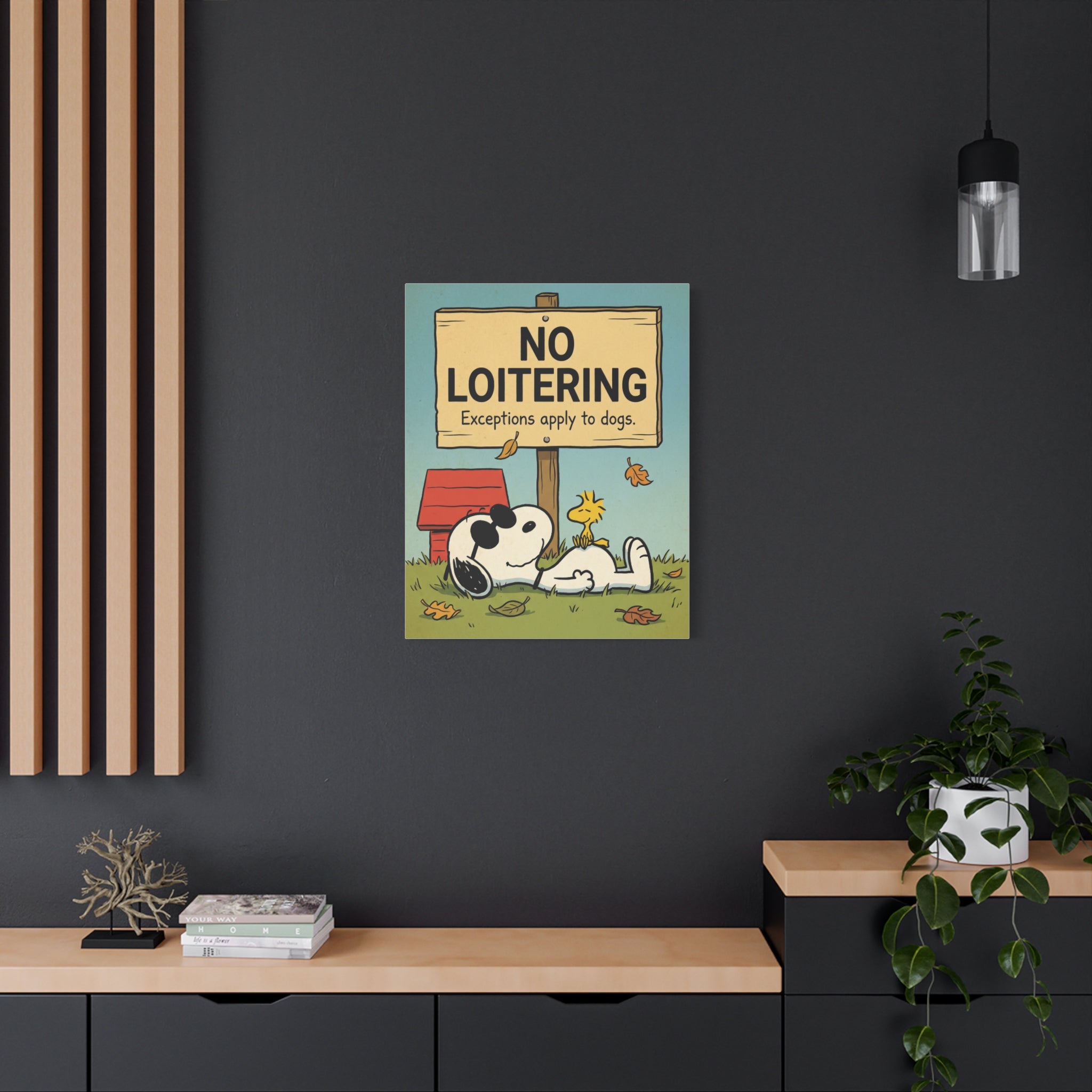 No Loitering Canvas