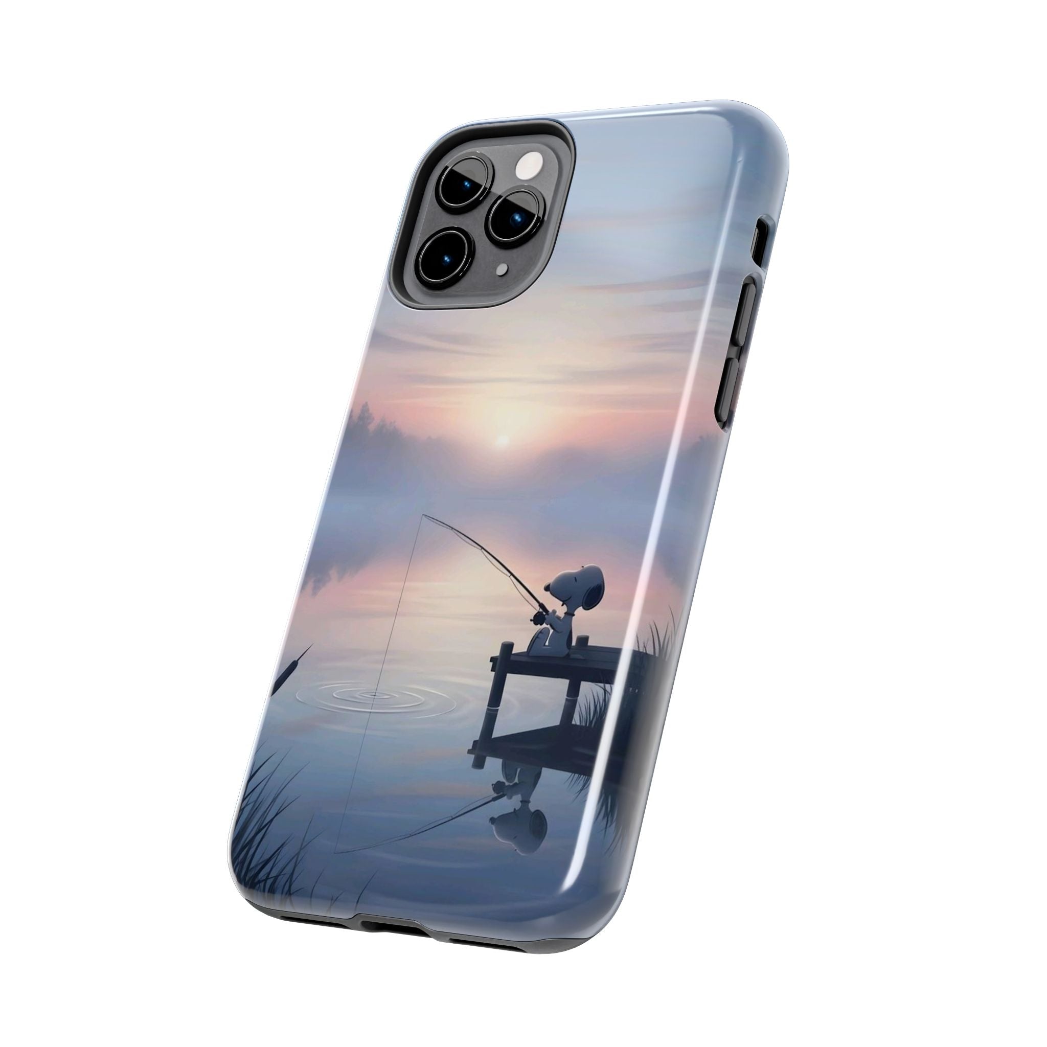Sunset Fishing Phone Case