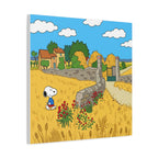 Snoopy Wheat Field Canvas