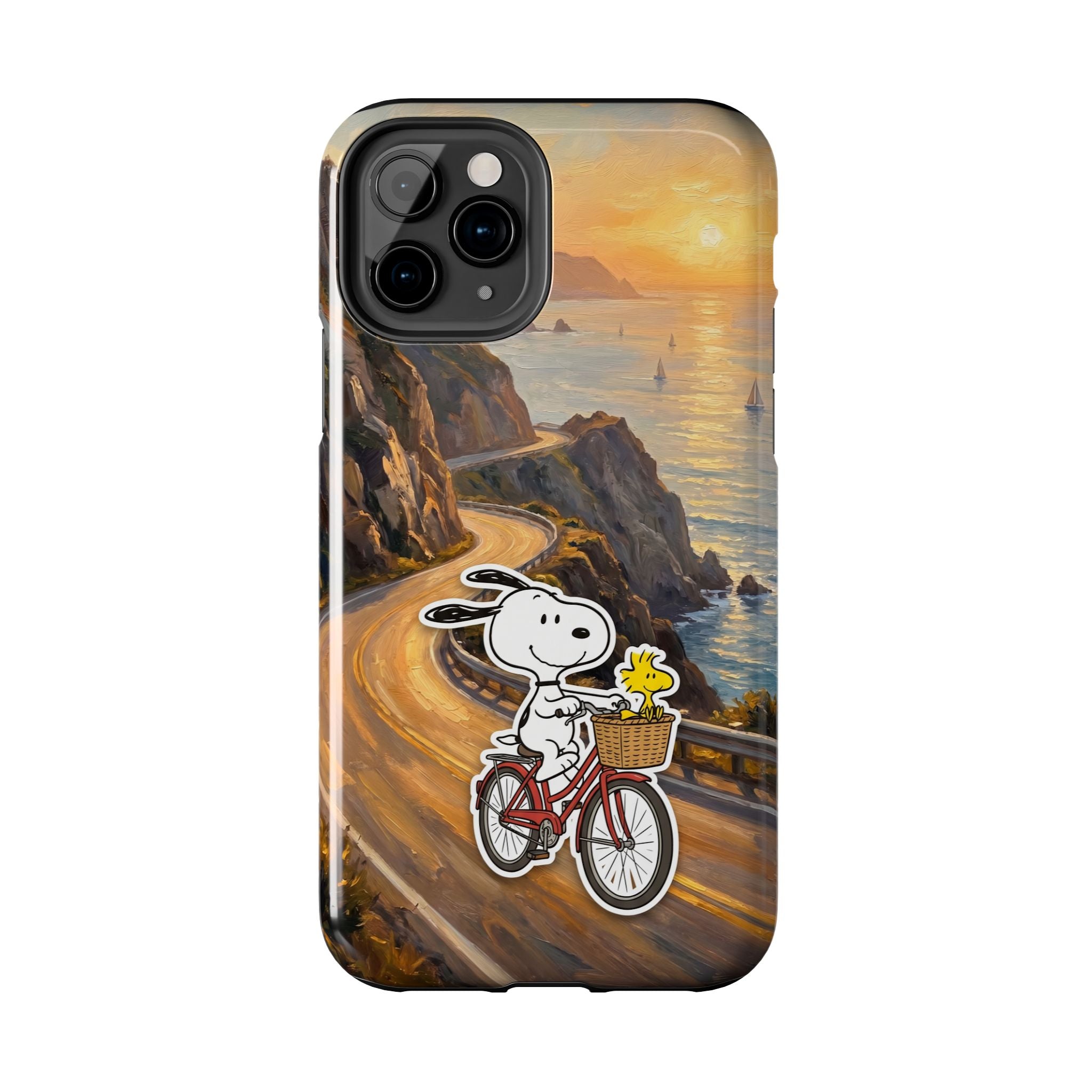 Snoopy Woodstock Bicycle Phone Case
