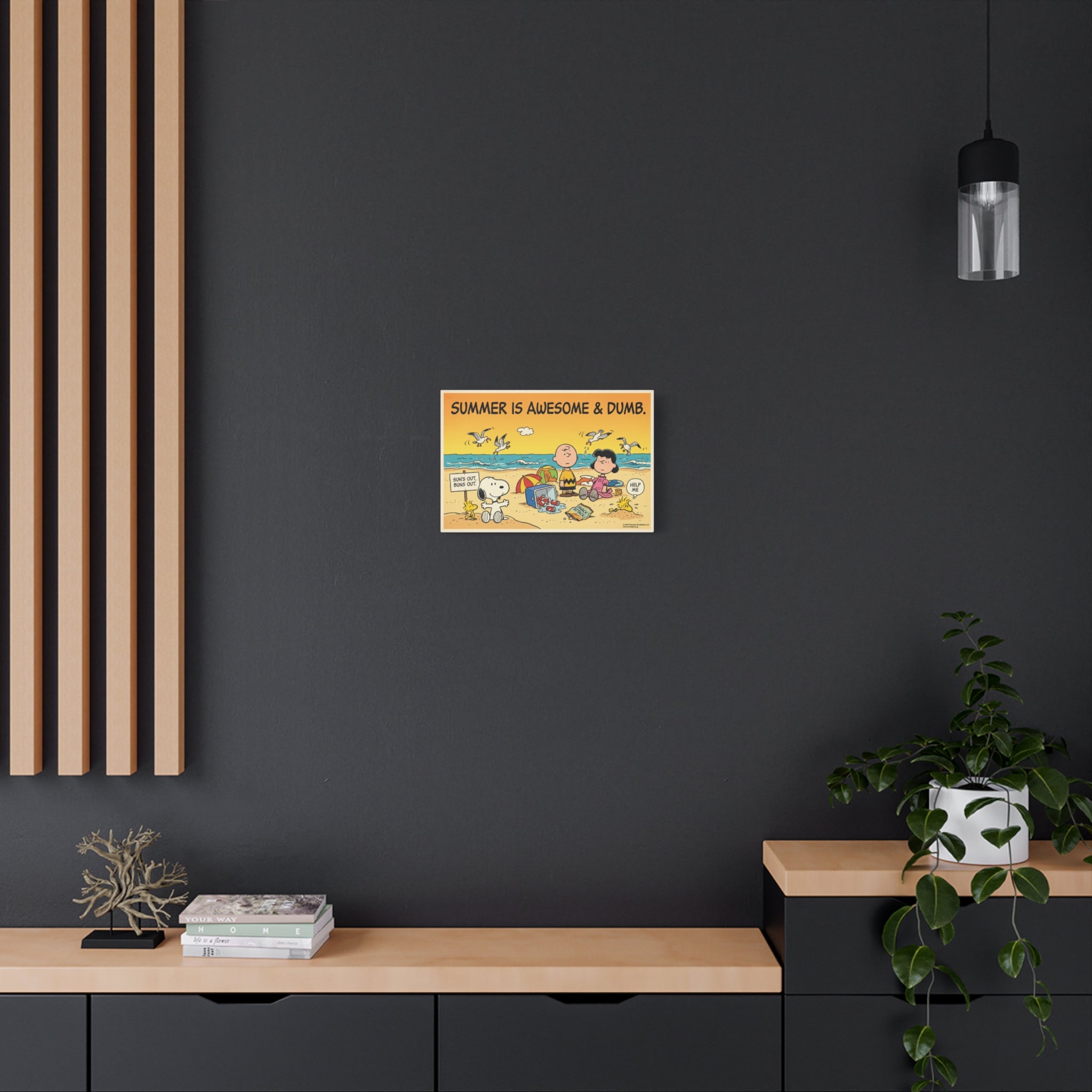 Summer Awesome And Dumb Canvas
