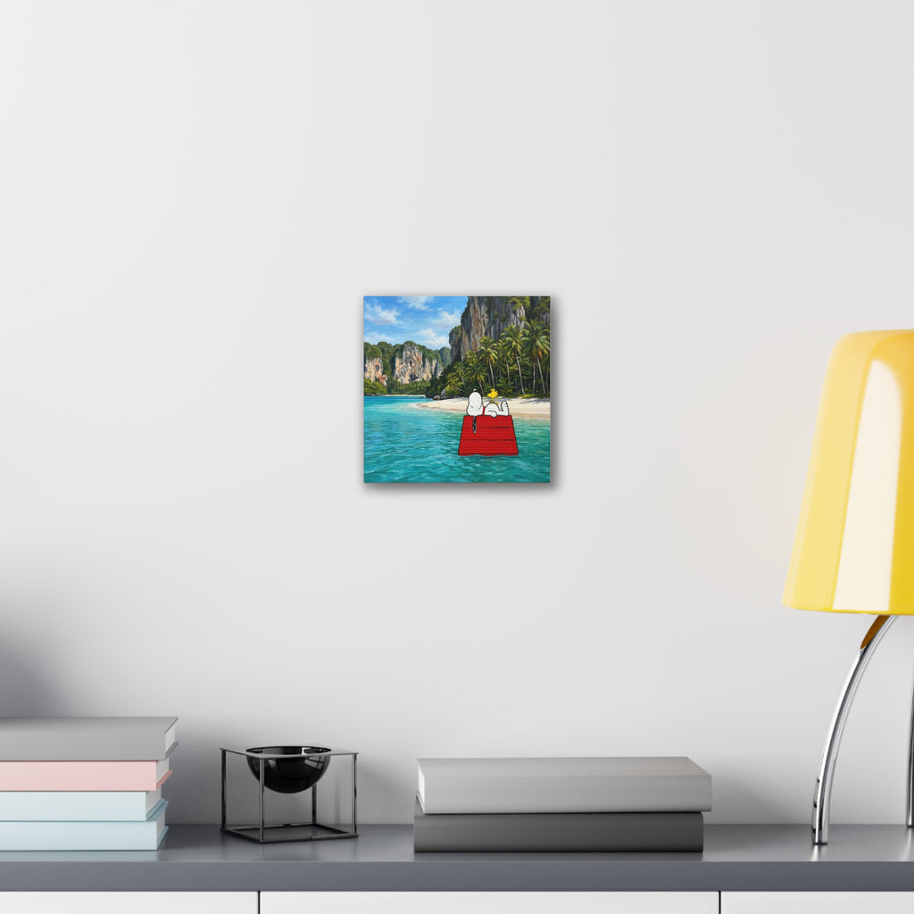 Woodstock Beach Scene Canvas