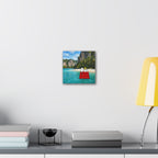Woodstock Beach Scene Canvas
