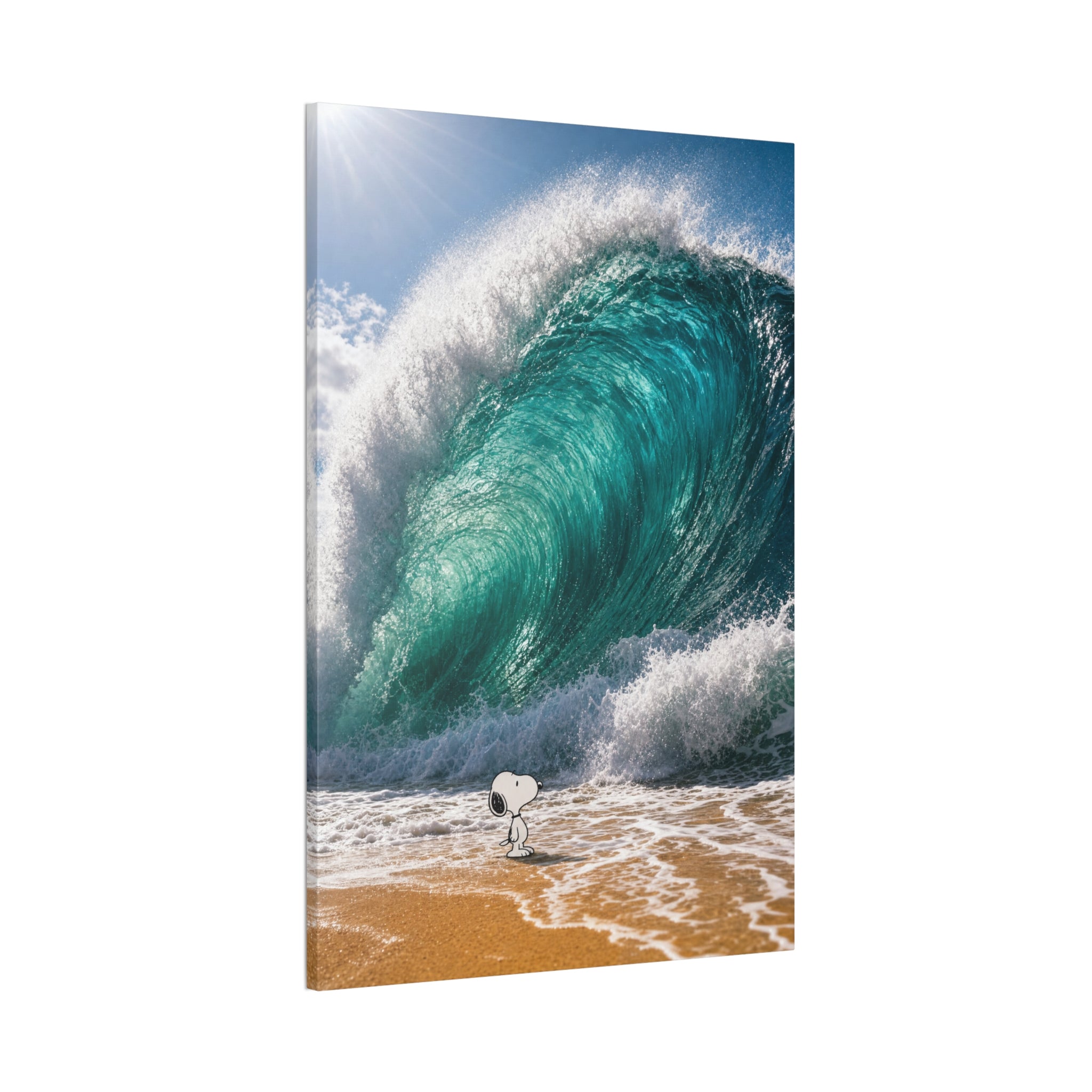 Snoopy Shore Wave Canvas