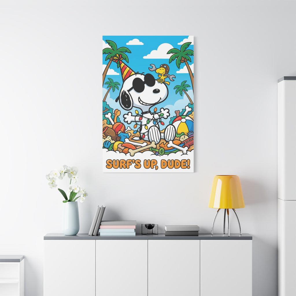 Snoopy Sailing Day Canvas