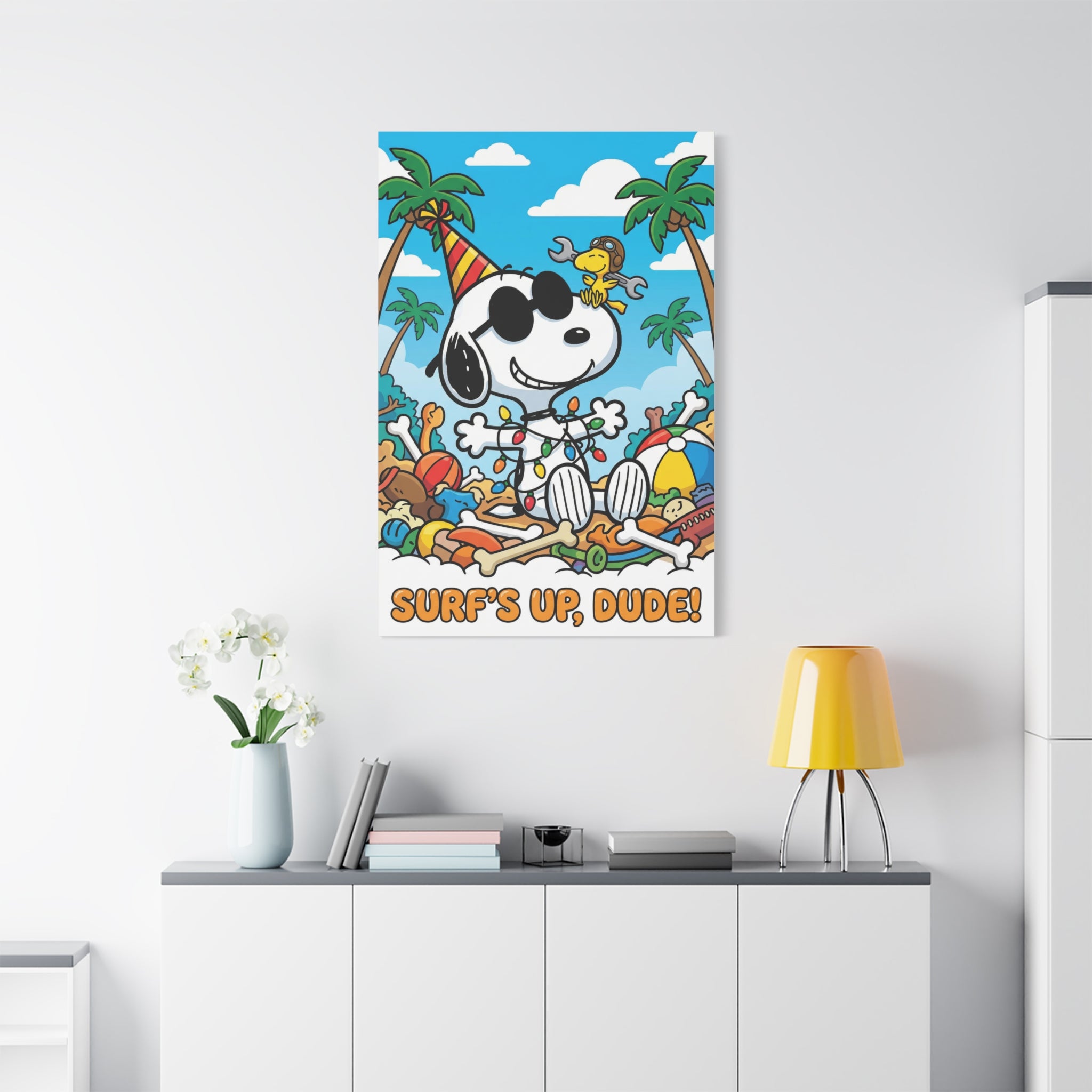 Snoopy Sailing Day Canvas