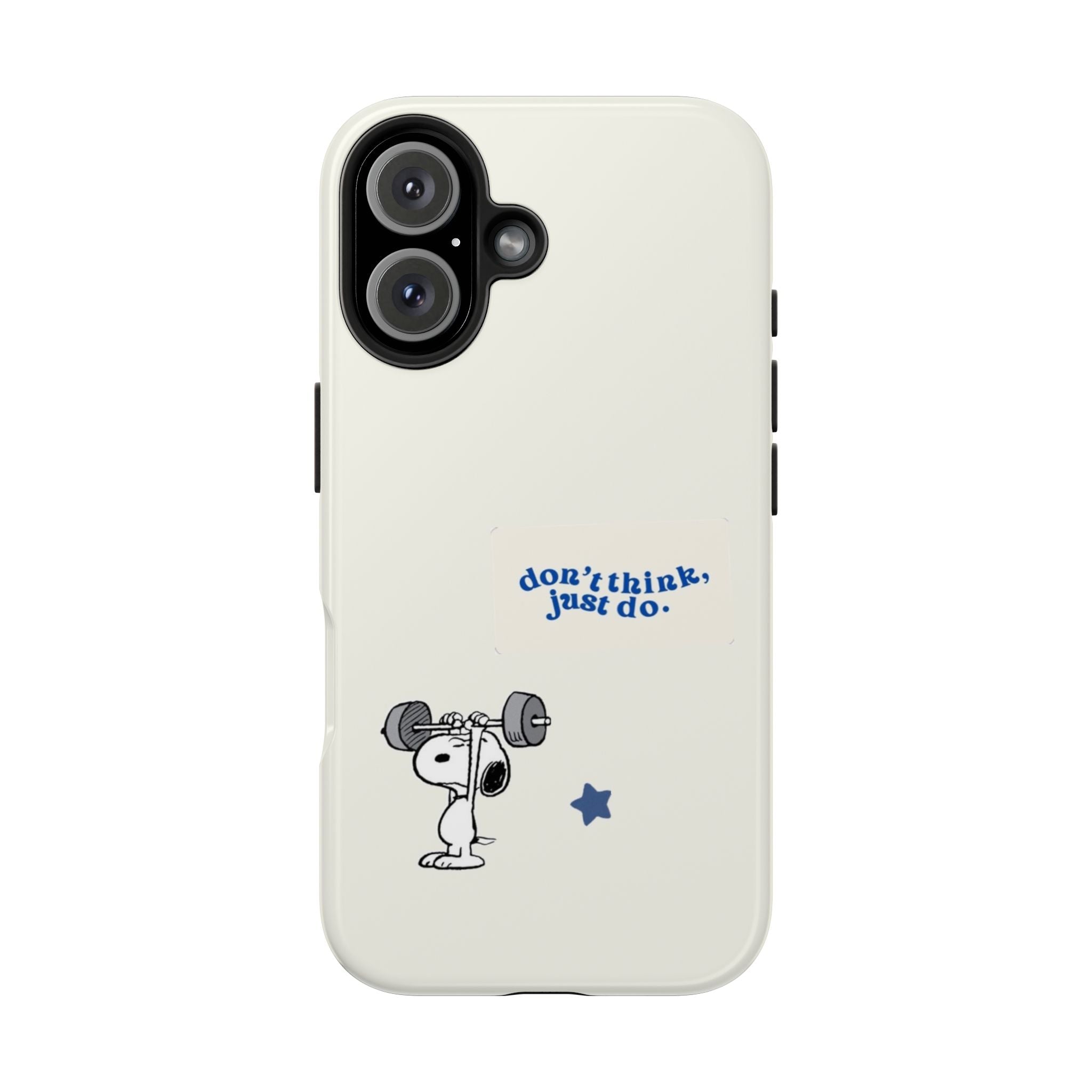 Snoopy Weightlifting Phone Case