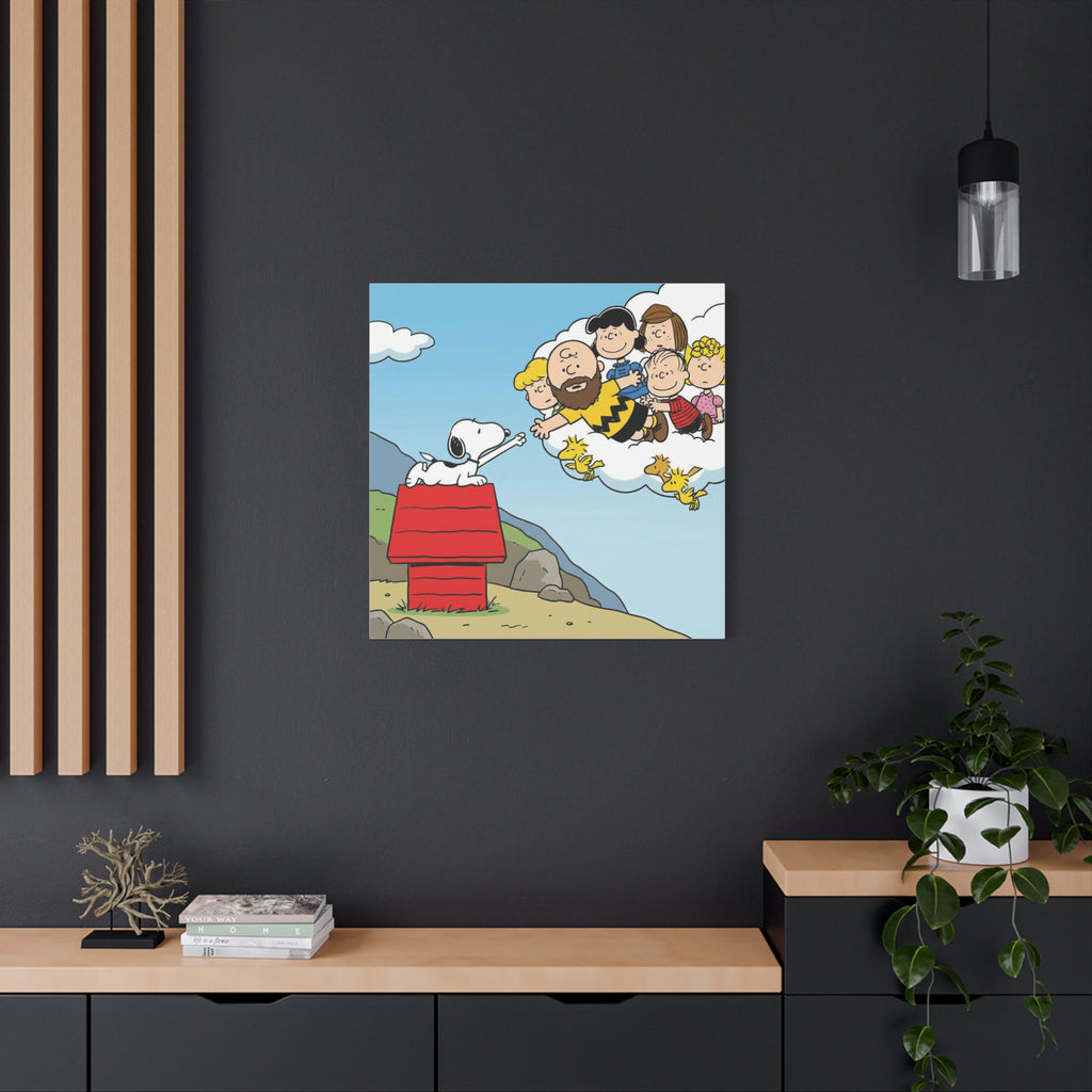 Snoopy Painting Reimagined Canvas
