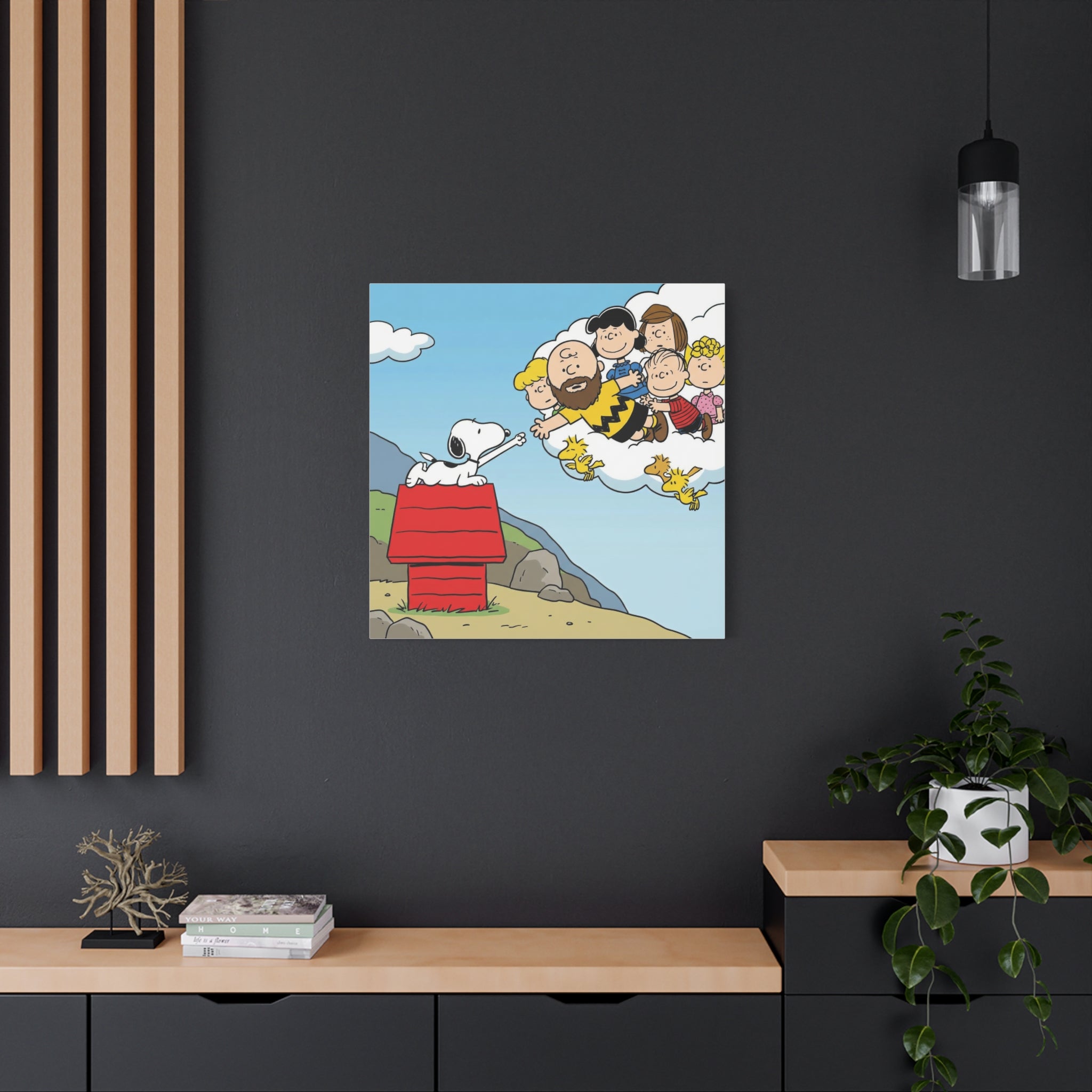 Snoopy Painting Reimagined Canvas