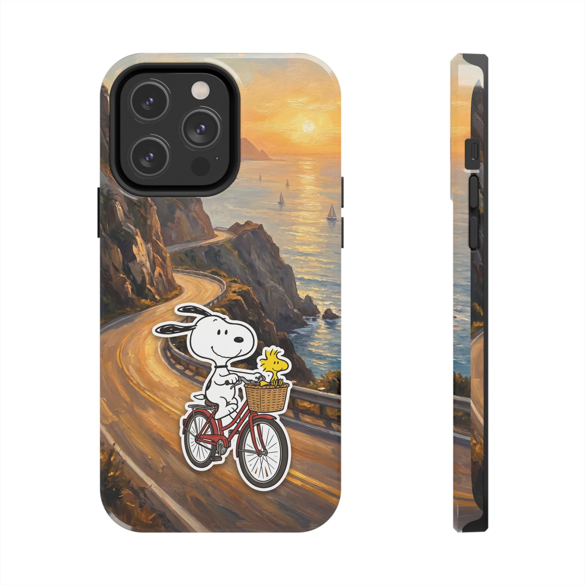 Snoopy Woodstock Bicycle Phone Case