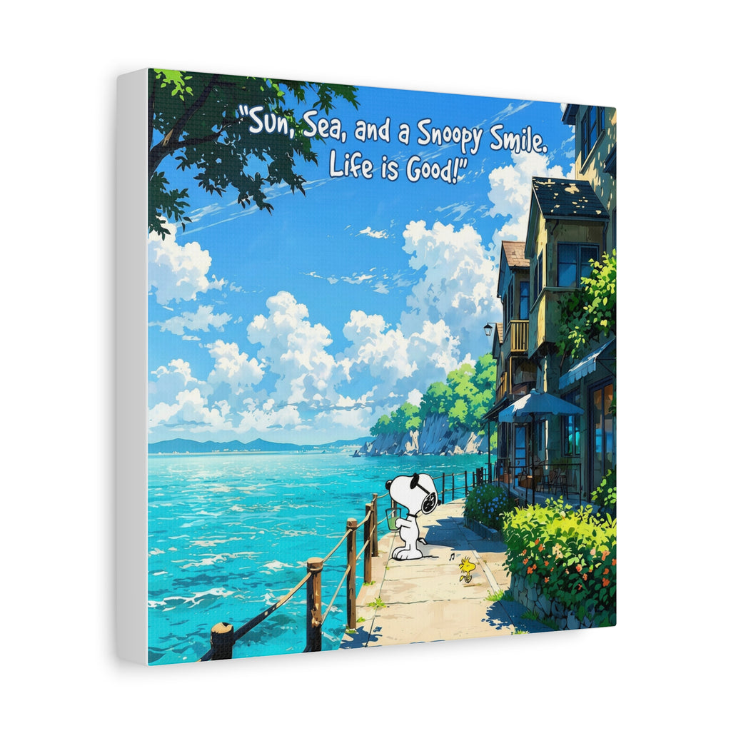 Snoopy Seaside Canvas