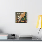 Lock In Snoopy Canvas