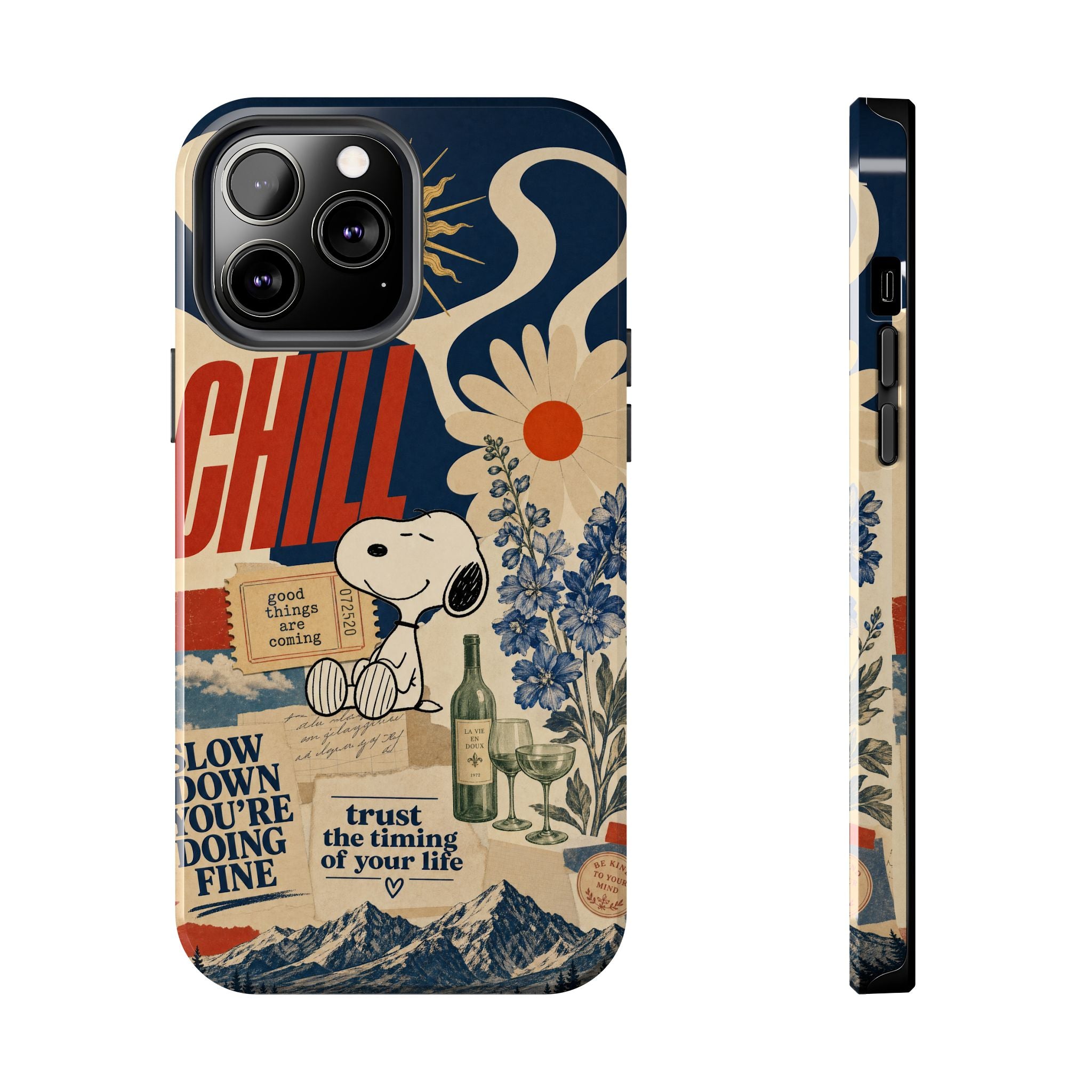 Snoopy Chill Collage Case