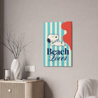 Snoopy Beach Lover Canvas