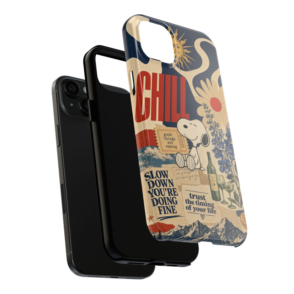 Snoopy Chill Collage Case