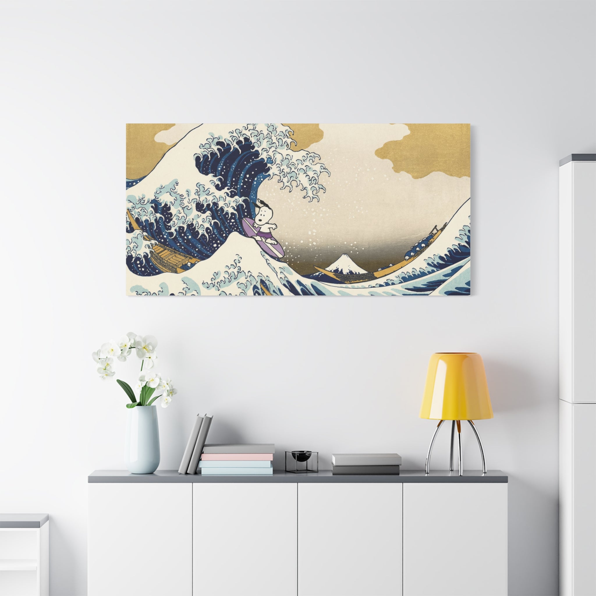 Great Wave Mashup Canvas
