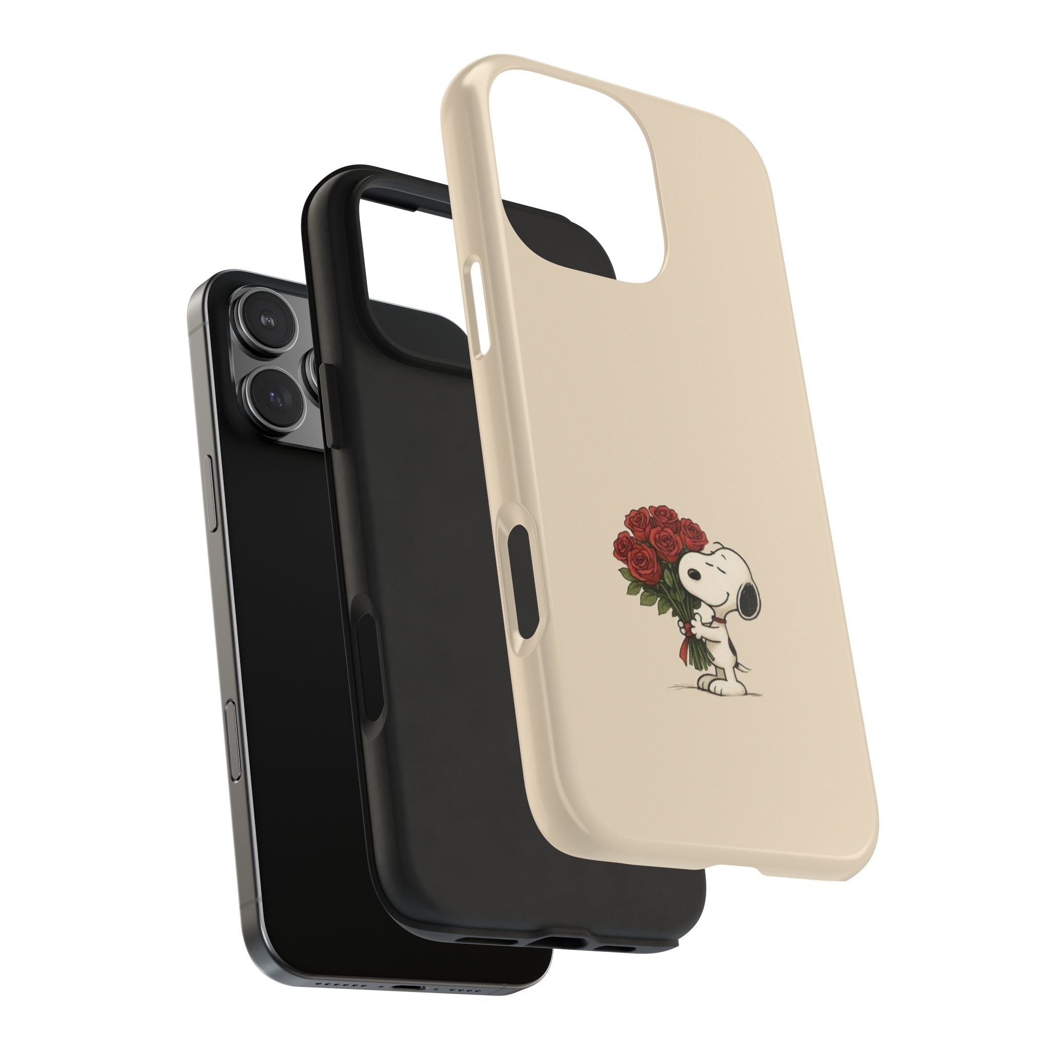 Snoopy Roses Phone Case