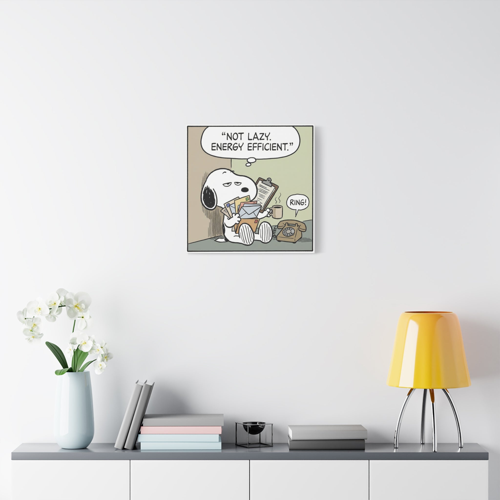 Energy Efficient Snoopy Canvas