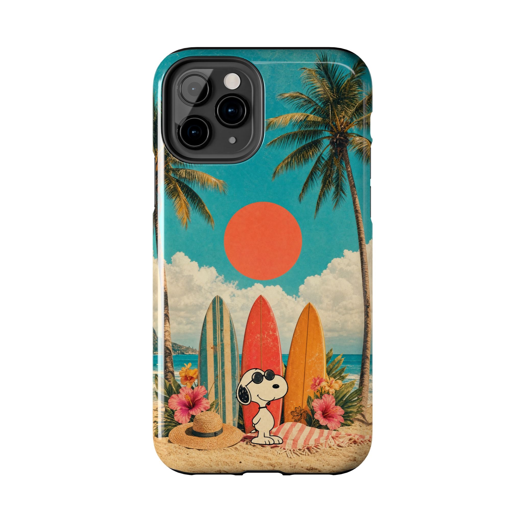 Retro Beach Sun Case