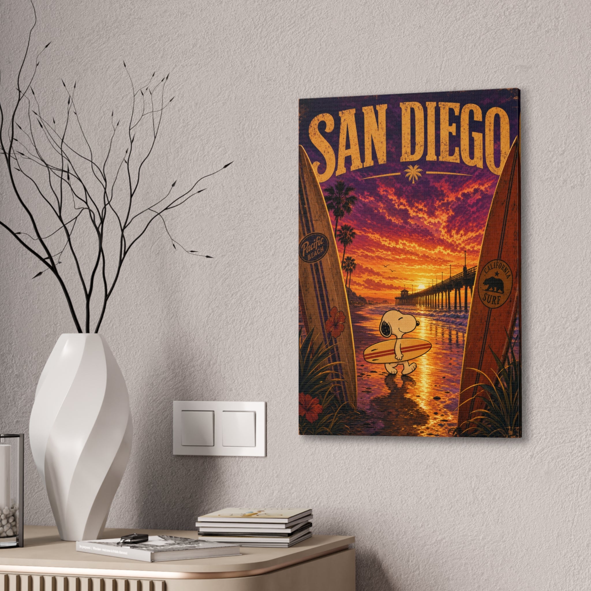 San Diego Surf Canvas