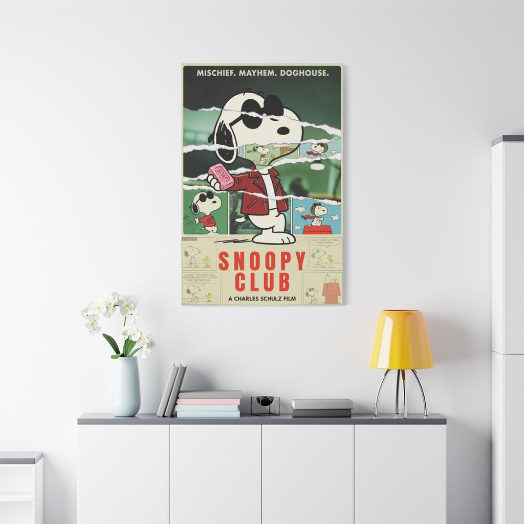 Snoopy Club Canvas
