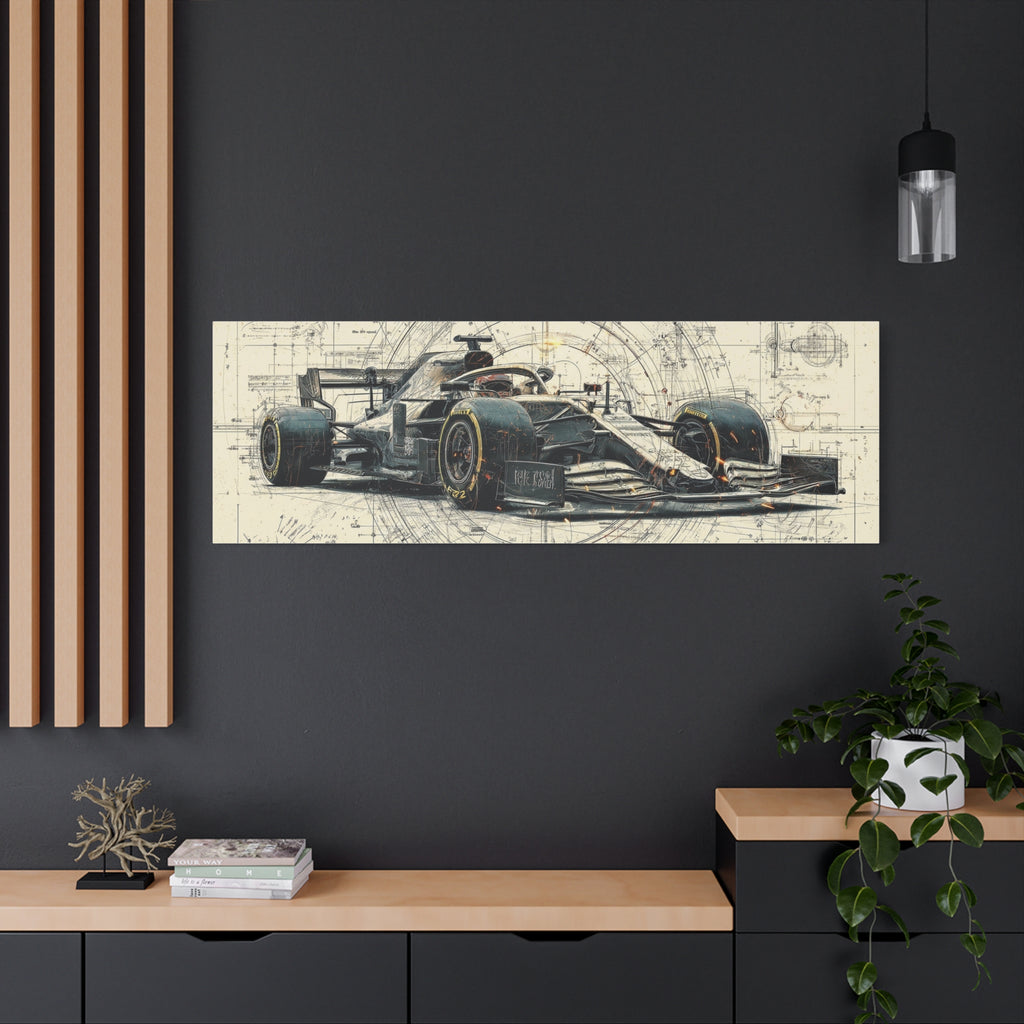 Formula Racecar Canvas
