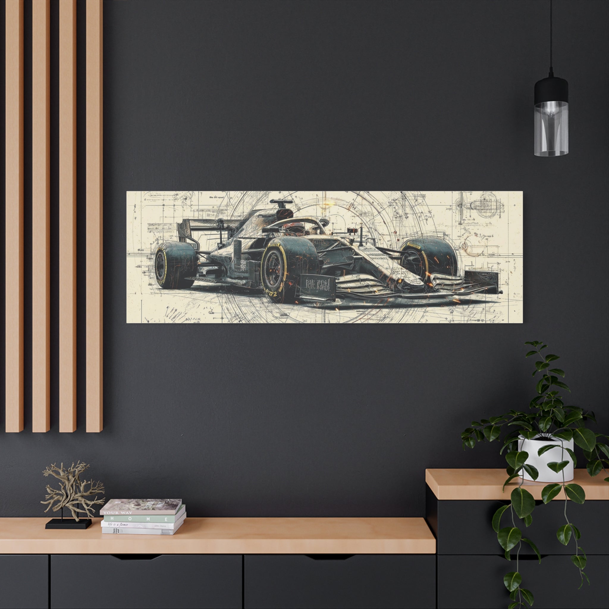 Formula Racecar Canvas