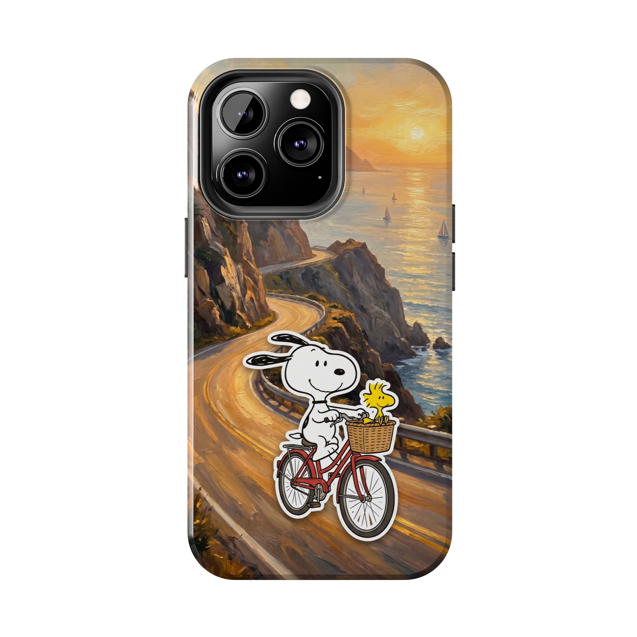 Snoopy Woodstock Bicycle Phone Case