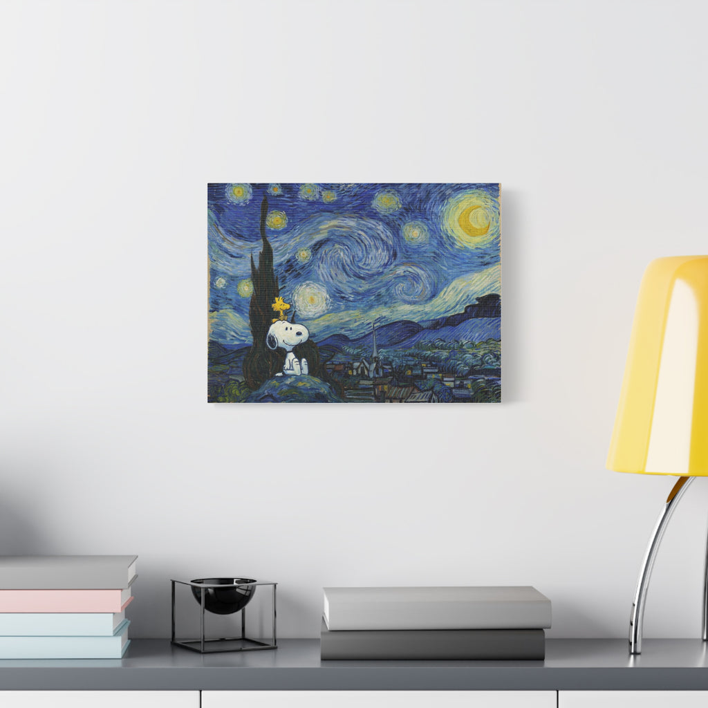 Woodstock Starry Night Canvas