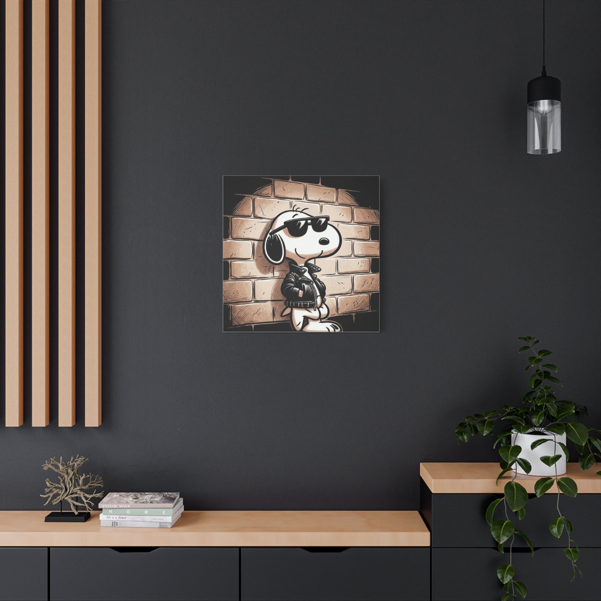 Cool Sunglasses Dog Canvas