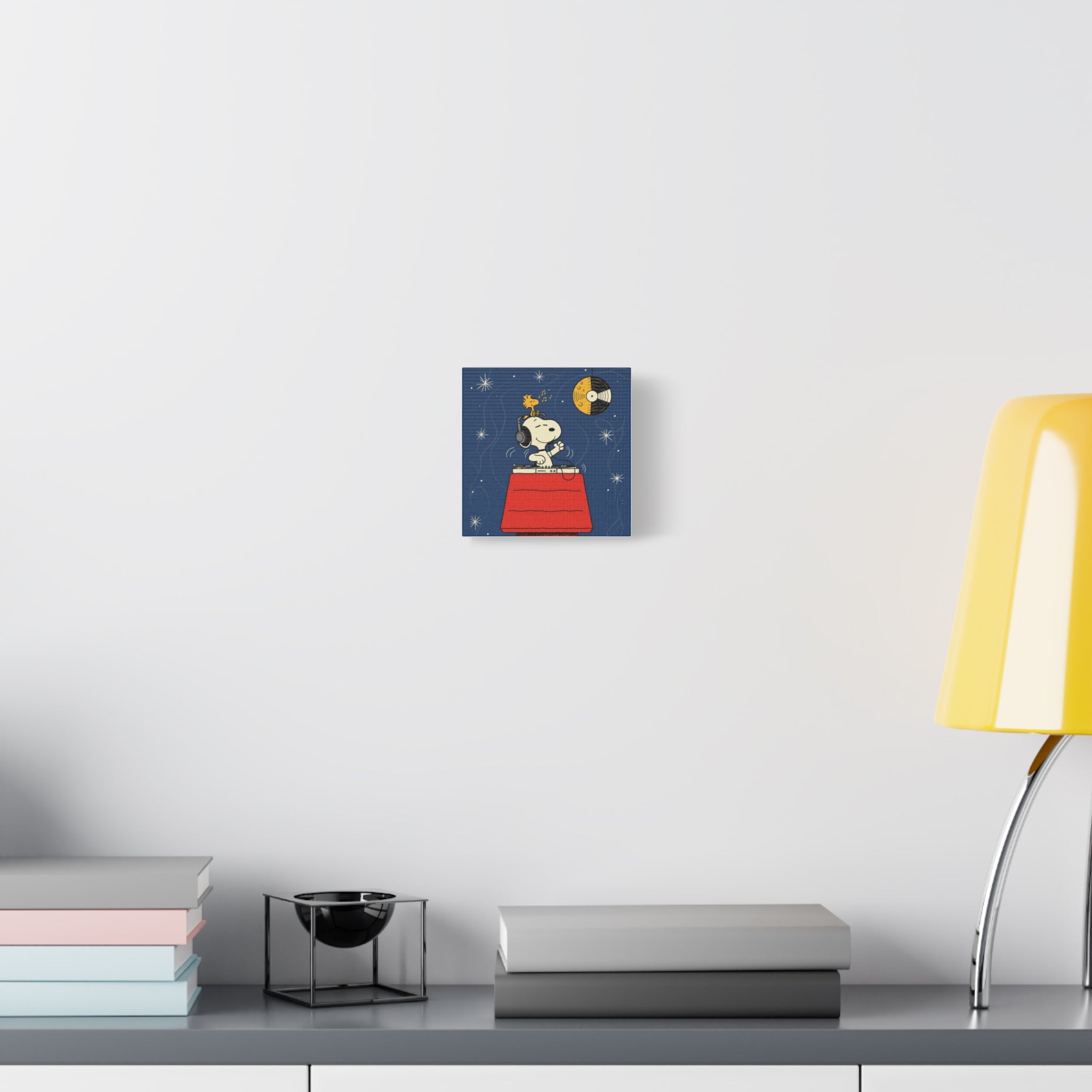 Snoopy DJ Doghouse Canvas