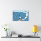 Surfing Snoopy Canvas