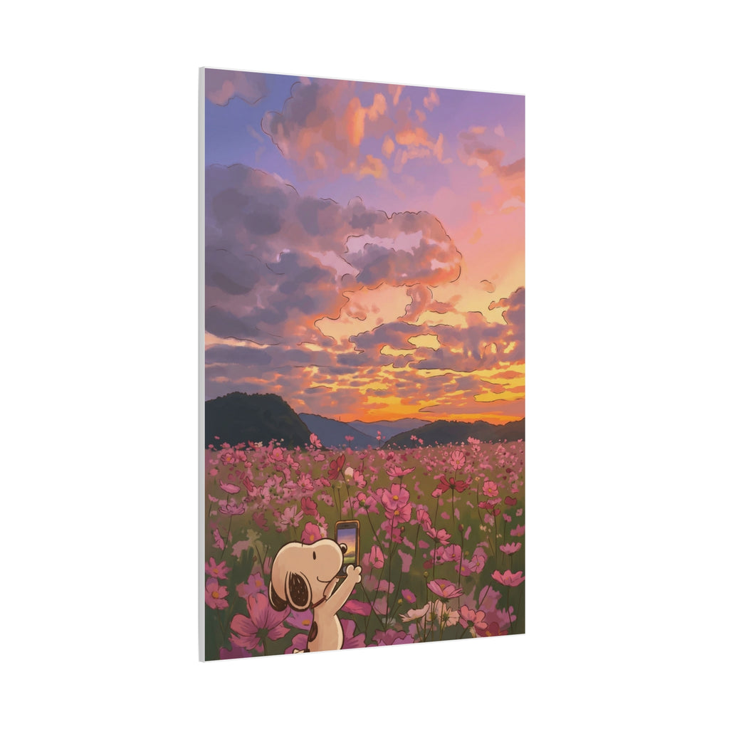 Wildflower Sunset Canvas