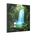 Snoopy Waterfall Canvas