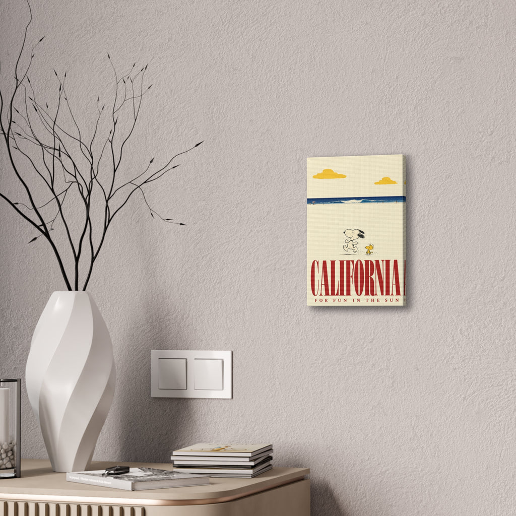 Woodstock California Beach Canvas