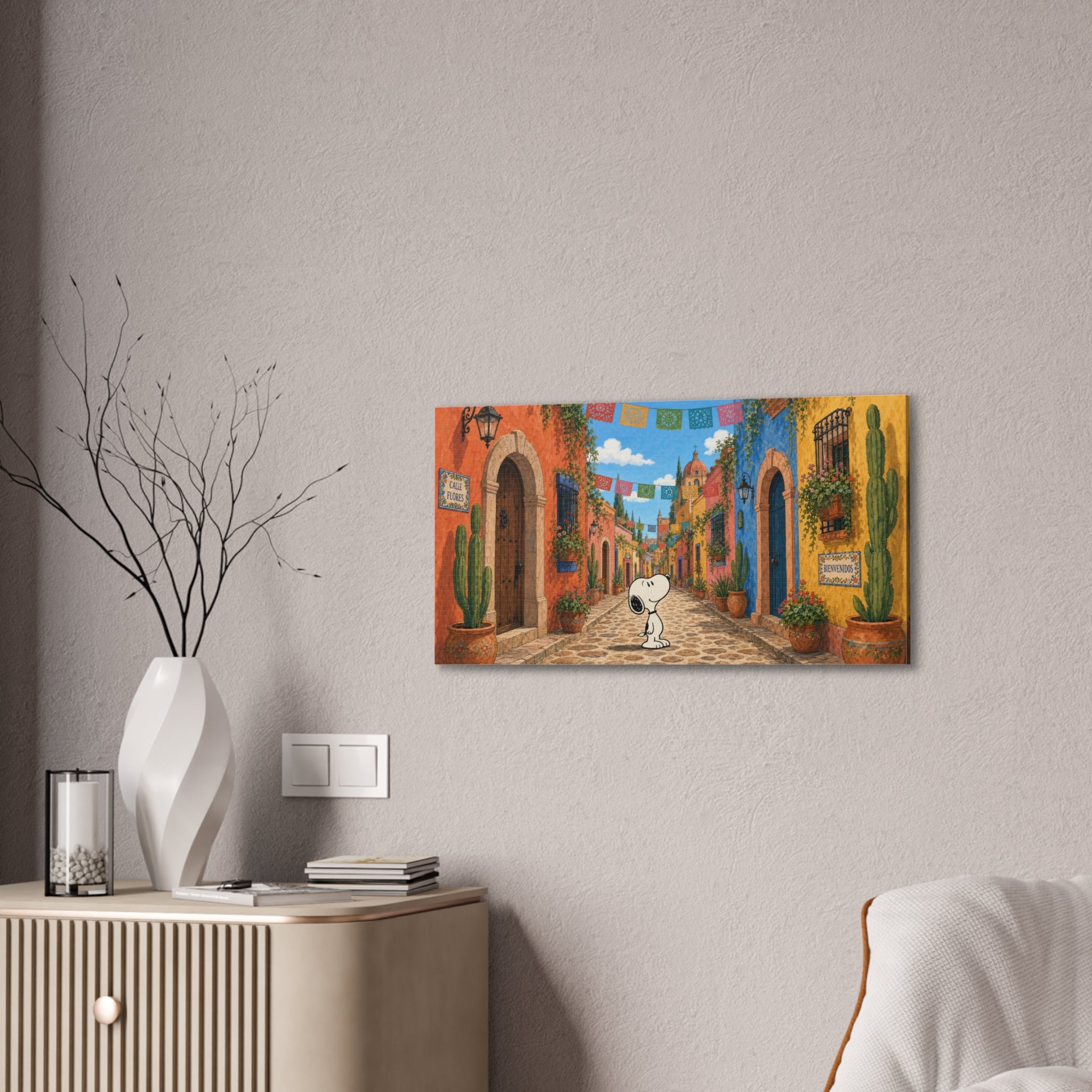 Mexican Street Canvas