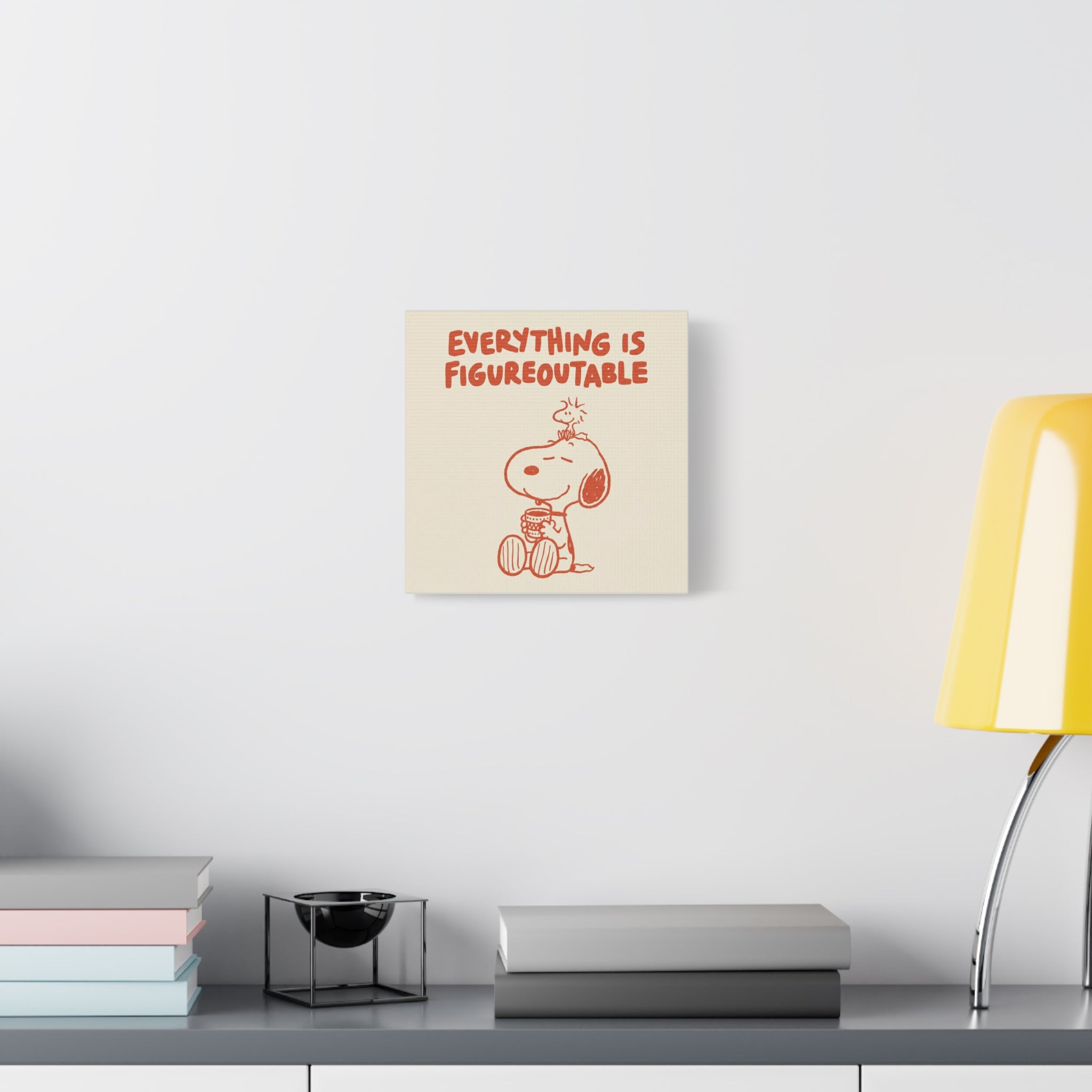 Snoopy And Woodstock Canvas