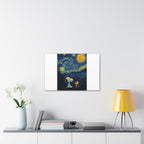 Snoopy Paris Autumn Canvas