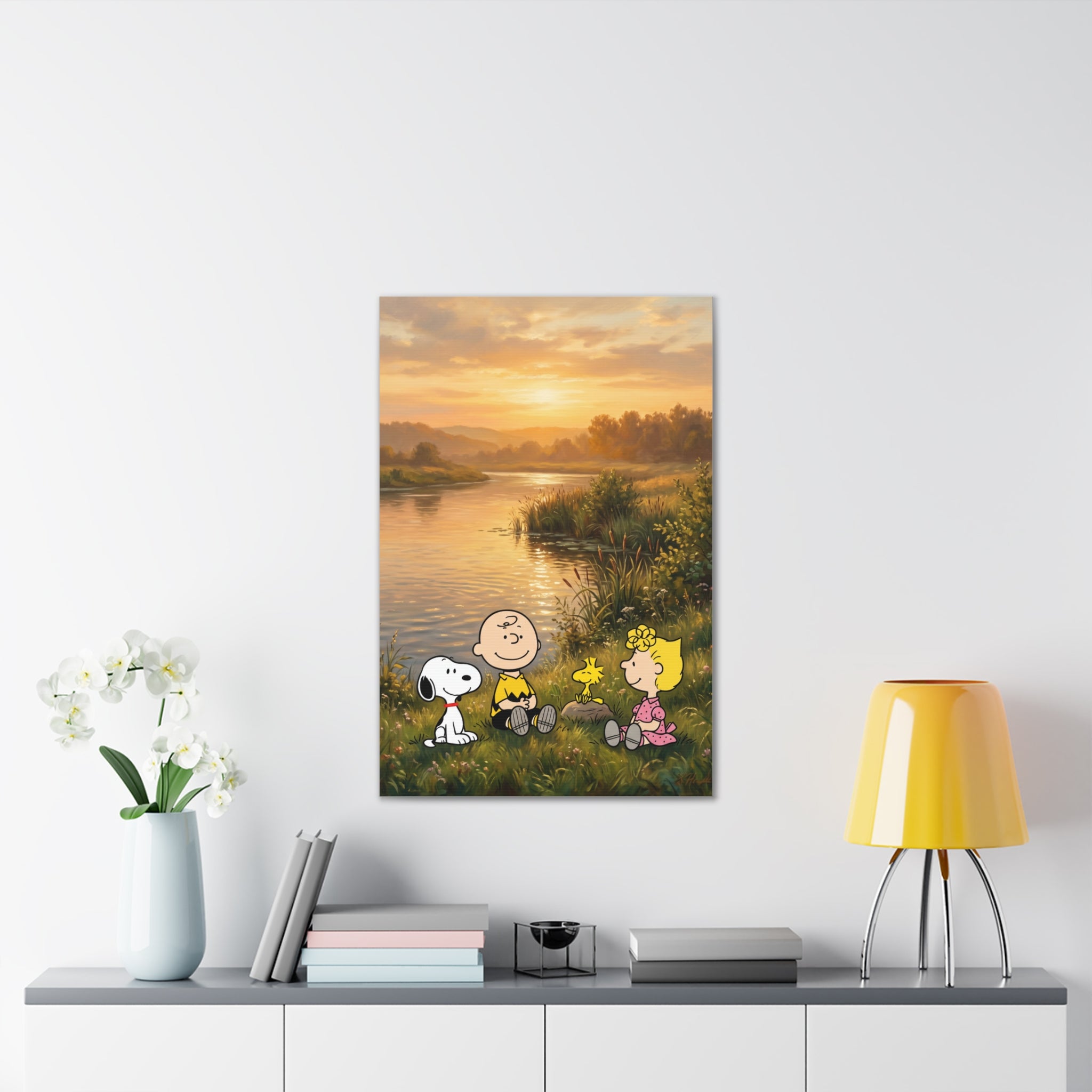 Peanuts Sunset Canvas