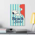 Snoopy Beach Lover Canvas