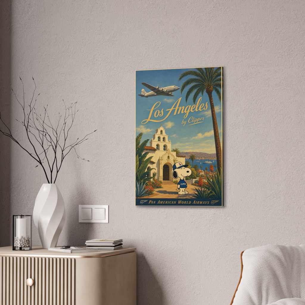 Los Angeles Snoopy Canvas
