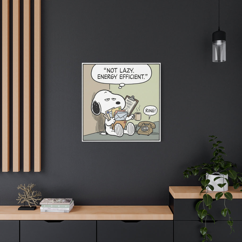 Energy Efficient Snoopy Canvas