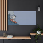 Surfing Dog Canvas