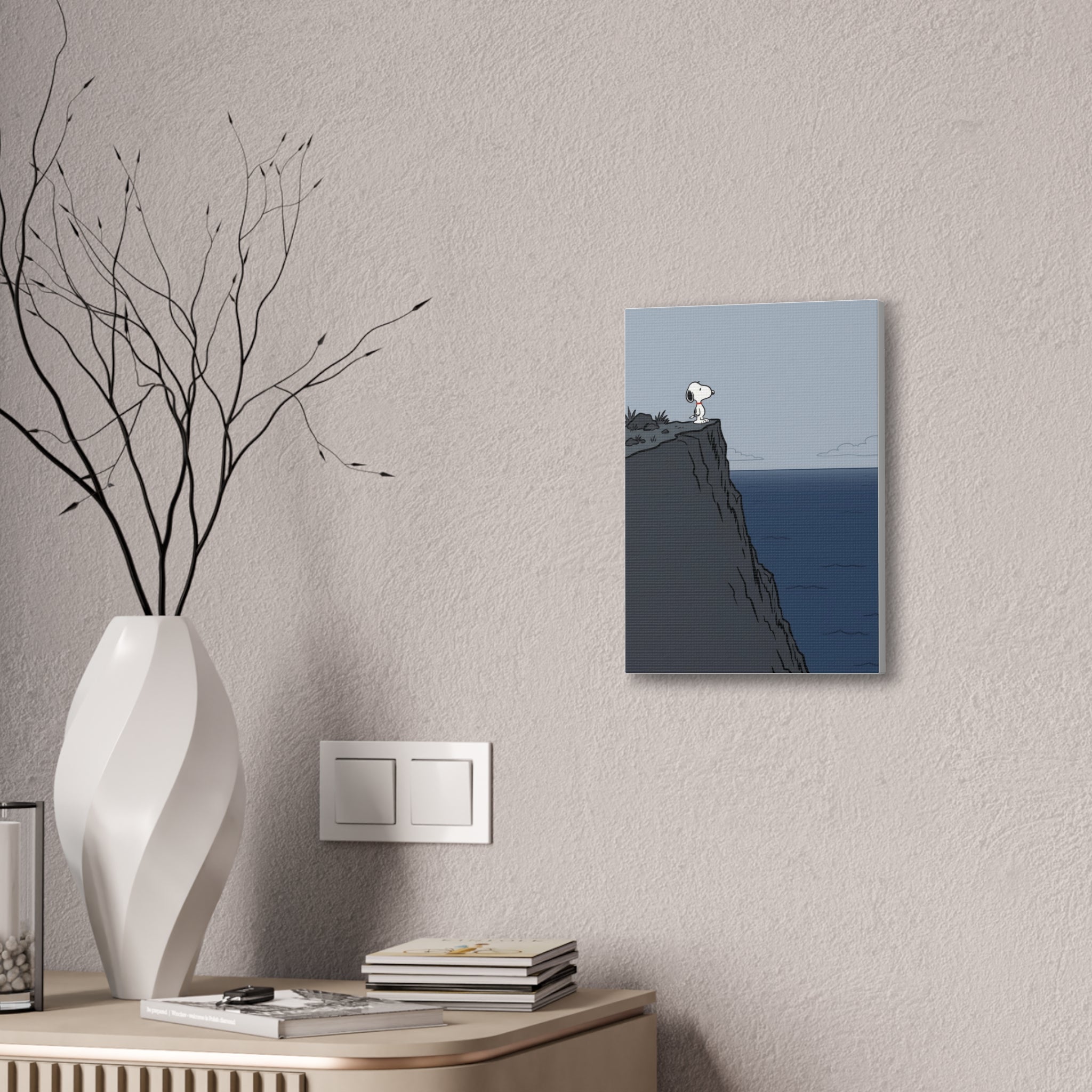 Snoopy Cliffside Canvas