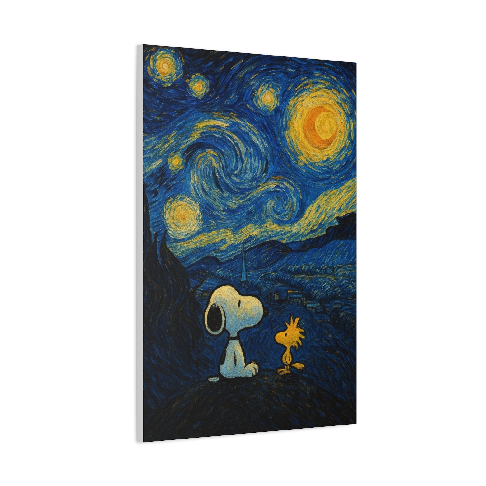 Starry Night Friends Canvas