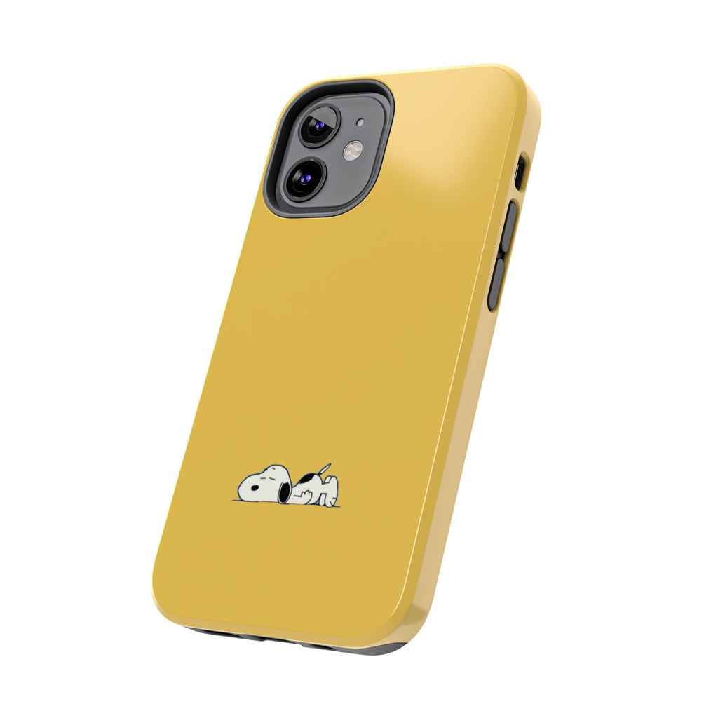 Sleeping Snoopy Yellow Phone Case